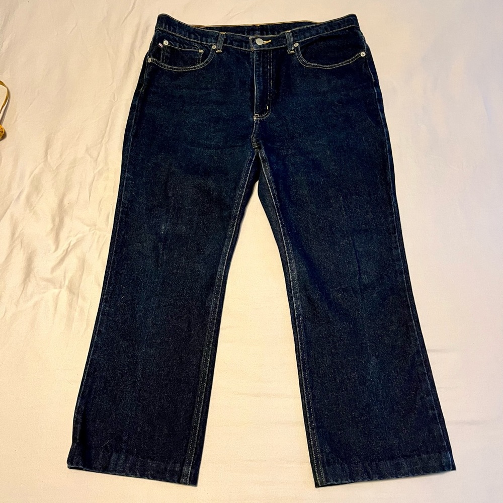 PETITE Ladies Ralph Lauren dark denim jeans 14x26